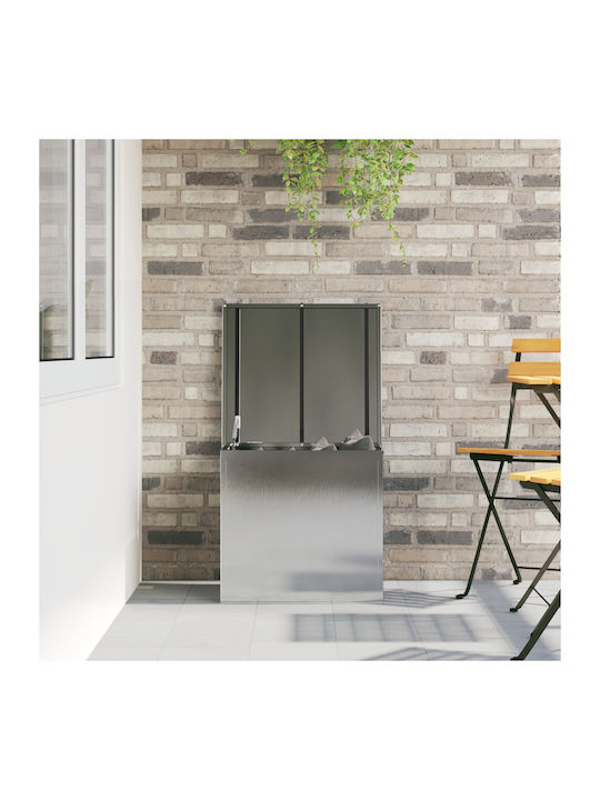 Single Door Wardrobe Metallic 55x50.5x50cm