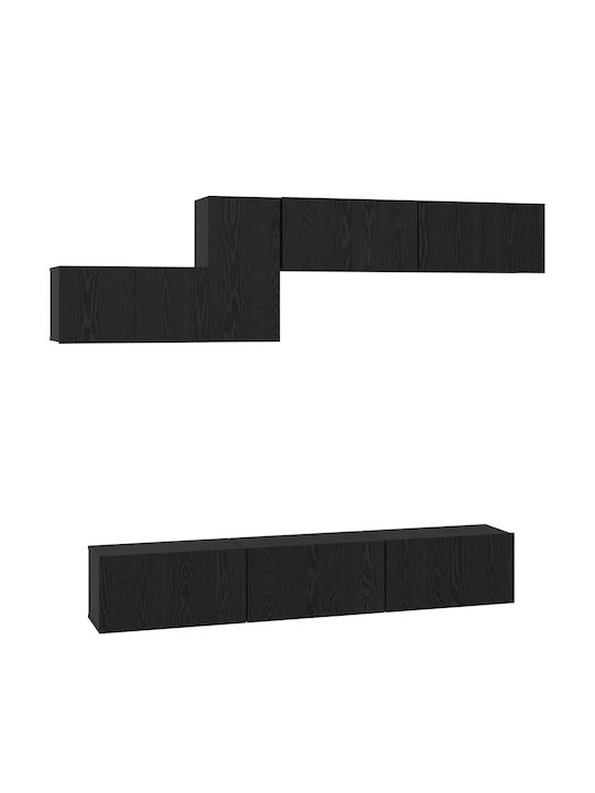 Wohnzimmer TV-Einheit Black Oak L60xB30xH30cm