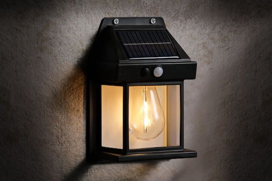 Modee Lighting Wall Mounted Solar Light 100lm Warm White 2700K with Motion Sensor and Photocell IP44
