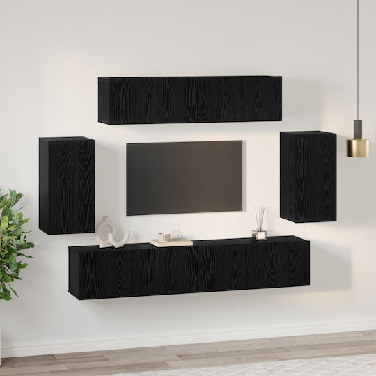 Животно помещение ТВ единица Black Oak Д80xШ30xВ30.5бр