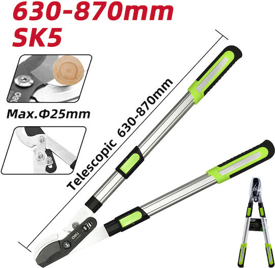 Deli DL580423 Bypass Lopper 87cm for branches up to 25mm