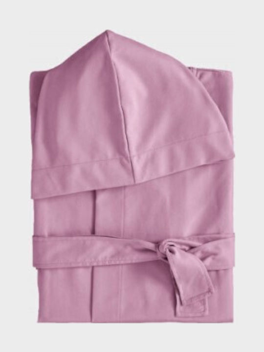 Nima Bathrobe with Hood Dark Rose 170gr/m²