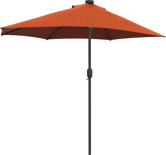 Hanging Aluminum Orange Garden & Terrace Parasol 2.23x2.23xHeight 2.23m