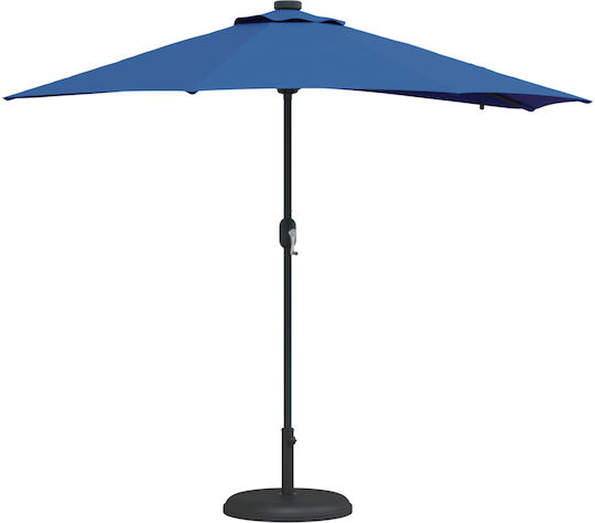Hanging Aluminum Garden Parasol Blue 2.23x2.23xHeight 2.23m