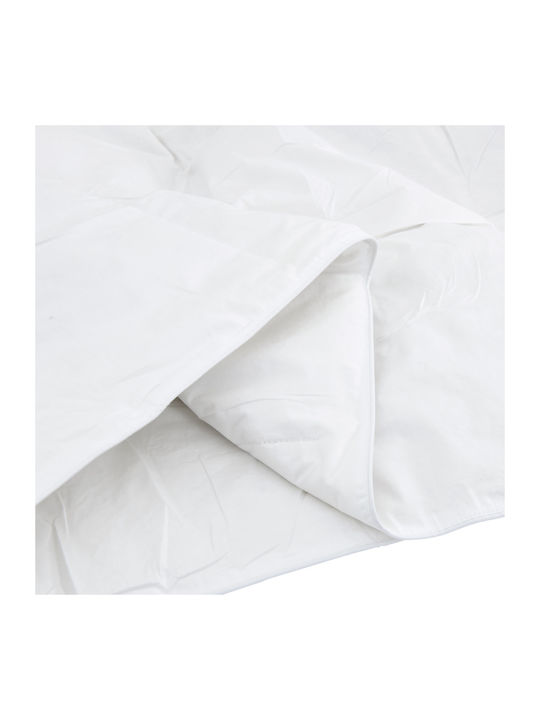vidaXL Coverlet Single White 140x220cm