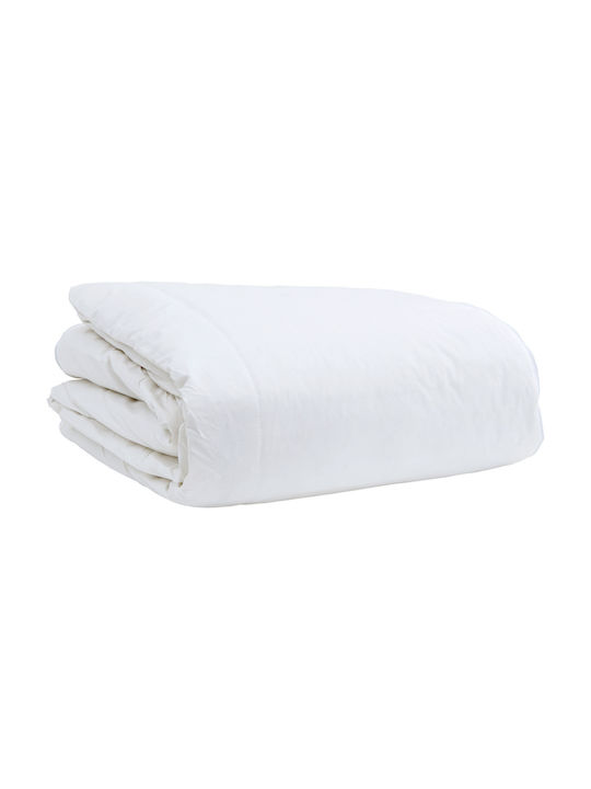vidaXL Coverlet King Size White 260x220cm