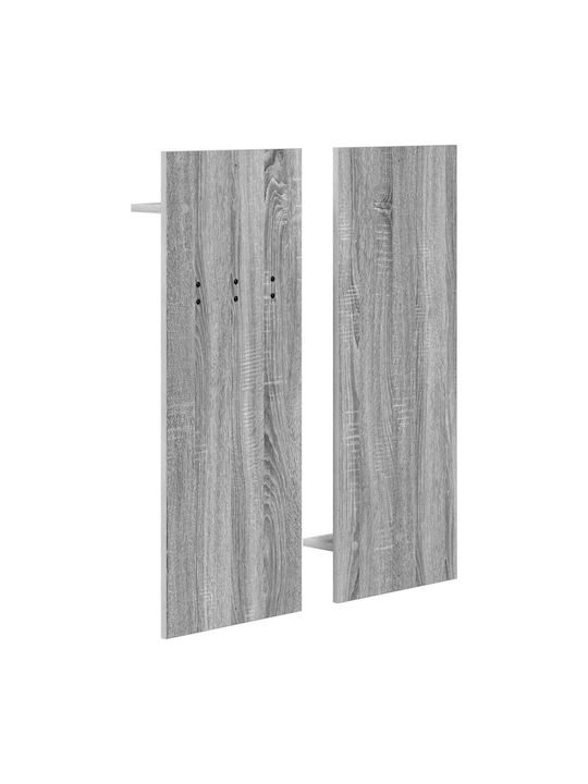 Антре с Огледало & Закачалка Sonoma Gray 70x10x90бр