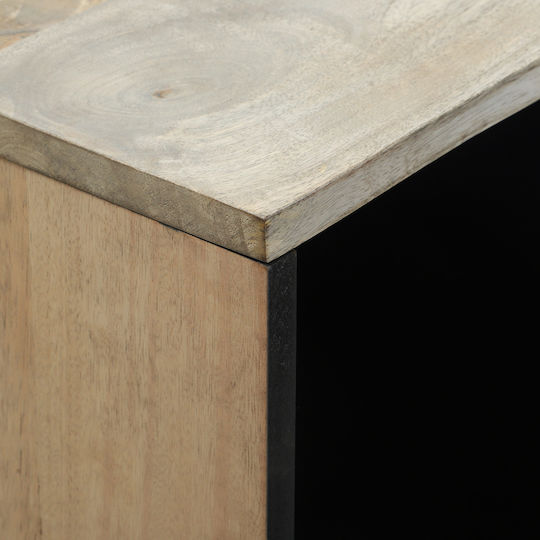 Eingangsmöbel mit Schrank White and Black 80x33.5x75cm
