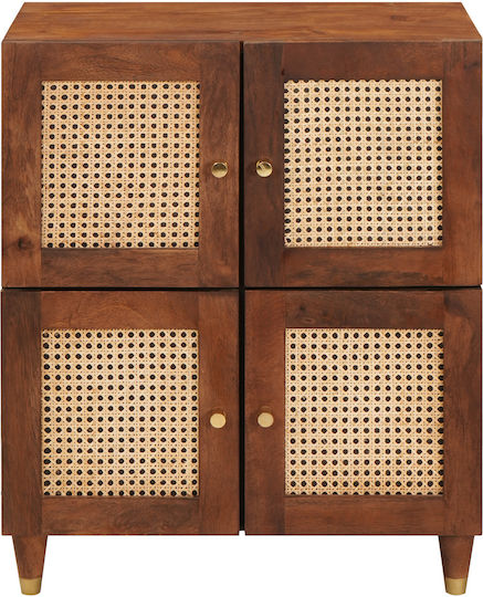 Eingangsmöbel mit Schrank Coffee 60x33.5x75cm