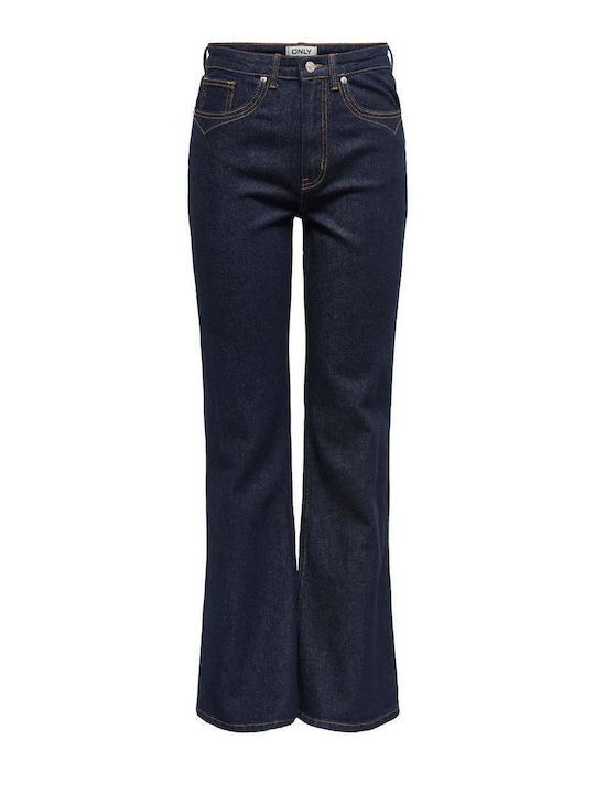 Hw High Waist Women's Jean Trousers Flared