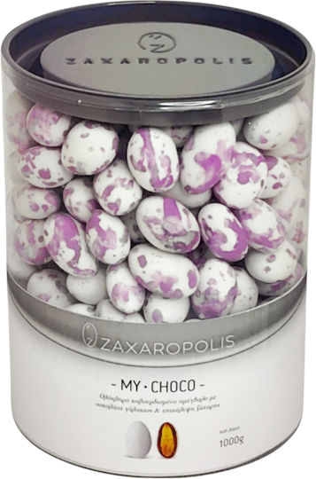 Zaxaropolis Шарени Бадеми My Choco във Форма Класически с Вкус Карамел Лилав 1000гр