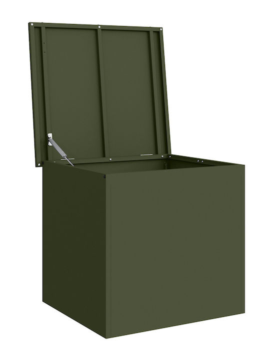 vidaXL Outdoor Storage Box 117lt Khaki L55xW50.5xH50cm