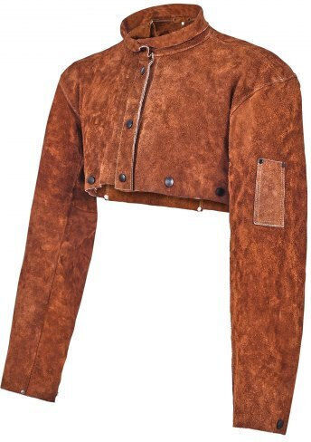 Vevor Leather Welding Cape Sleeve Heavy Duty Heat Resistant Cape Sleeve Xxl-size
