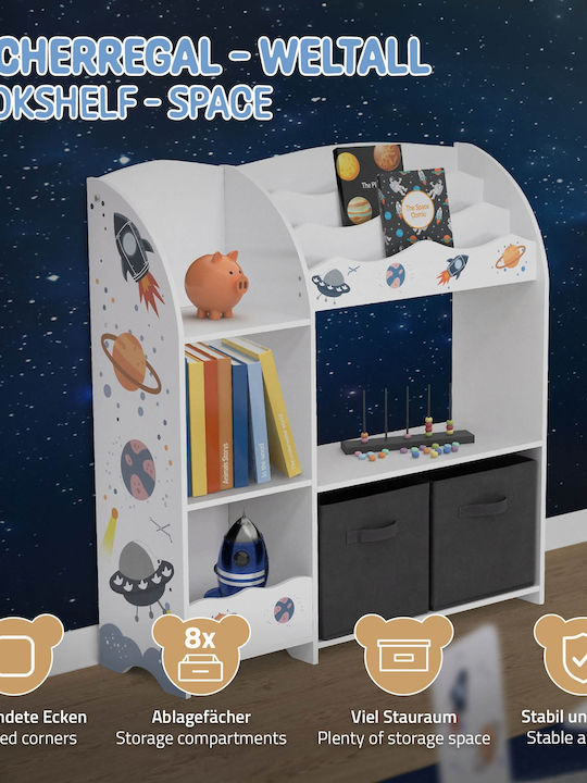 Kids Wall Shelf 93x30x98cm