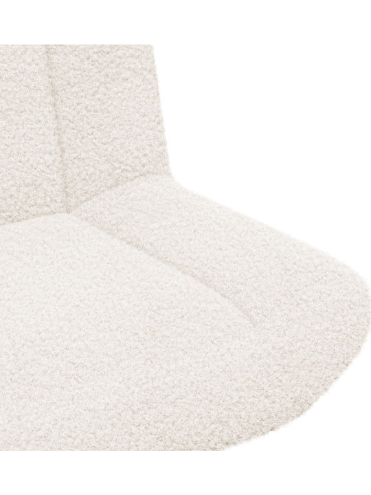 Stuhl in Beige Farbe 63x75x76cm 1Stück