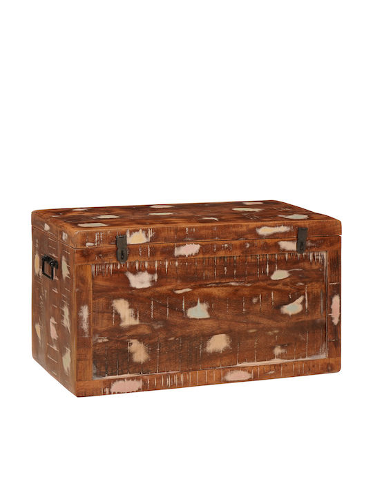 vidaXL Wooden Decorative Box Storage 70x35x40cm