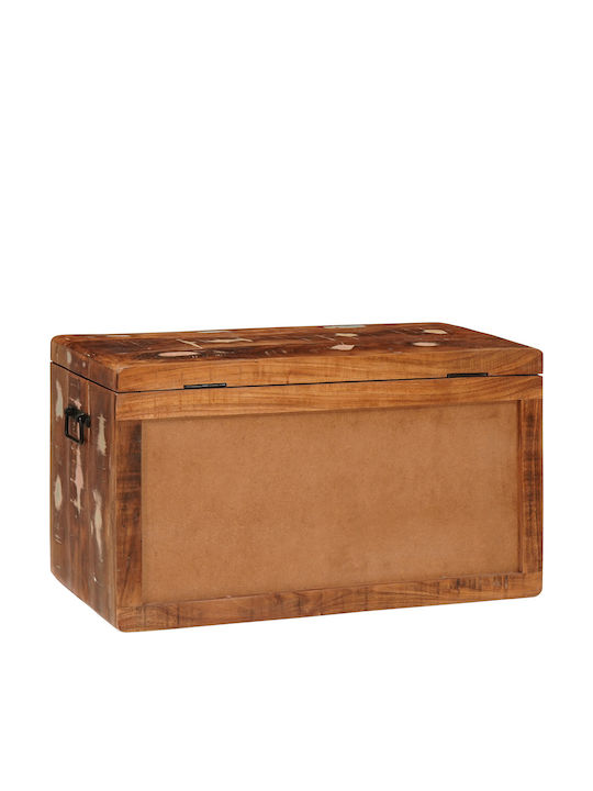 vidaXL Wooden Decorative Box Storage 70x35x40cm