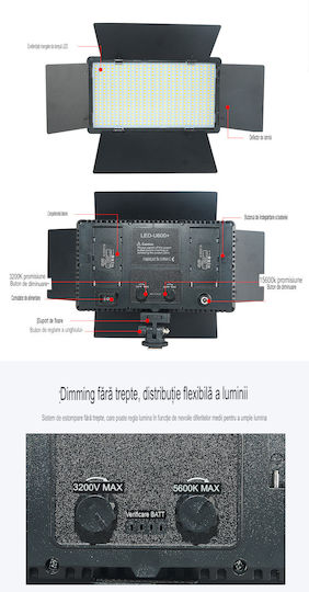Continuous Light Studio Kit Φωτισμού 3 Φωτιστικών 50W 3200 - 5600K