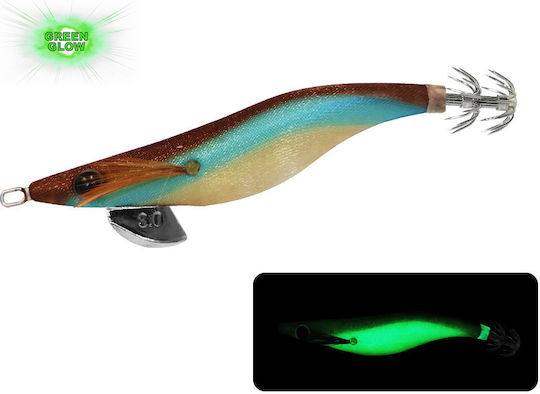 Oceanic Egido Real Jerk 2.5 Squid Jigs Fluorescent AJI