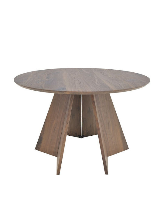Bibble Rund Tisch Speisesaal Holz Walnut Shade 120x120x76cm