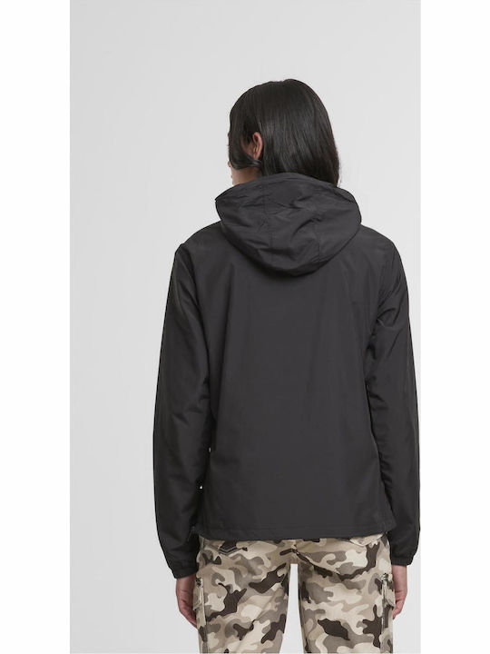 Women's Blouse with Hood Black