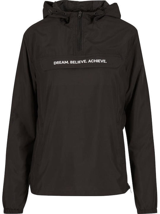 Women's Blouse with Hood Black