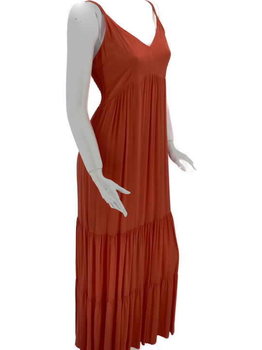 Sommer Maxi Damenkleid Rot