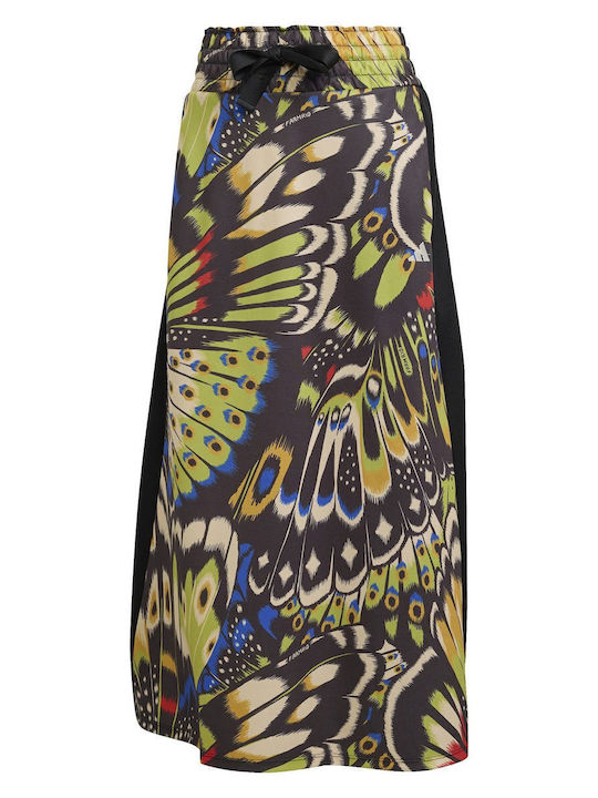 Farm Prm Skirt Midi Φούστα Πολύχρωμη