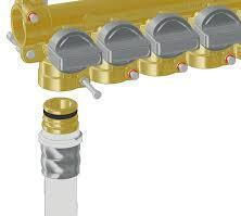 Teco K4.3 Preassembled Manifold 6+5 Cold Hot Outlets