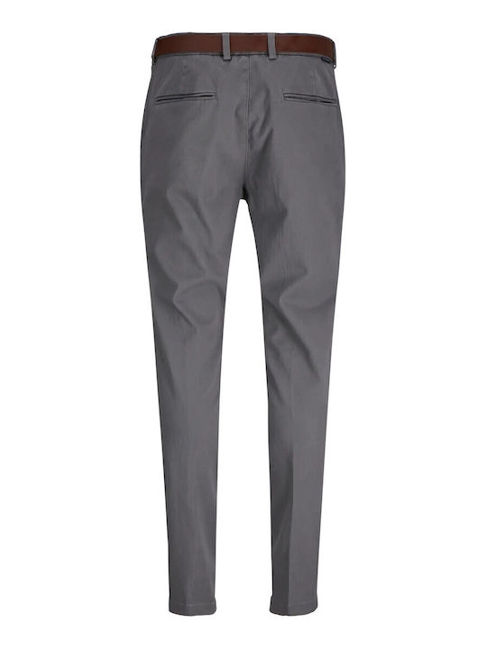 Trousers Chino Elastic in Slim Fit Castlerock