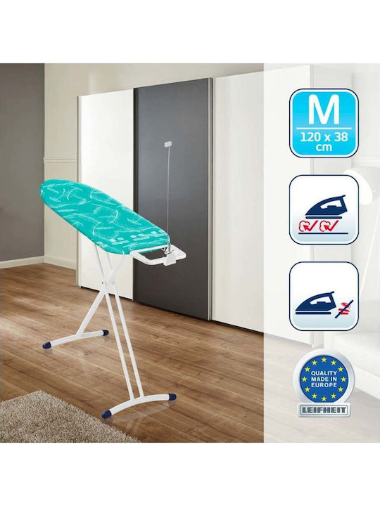 Leifheit Ironing Board For Steam Iron Foldable 120x38x76cm