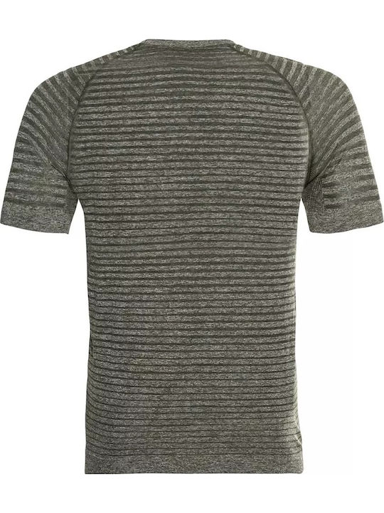 Odlo Essential Seamless Short Sleeve T-shirt Olive