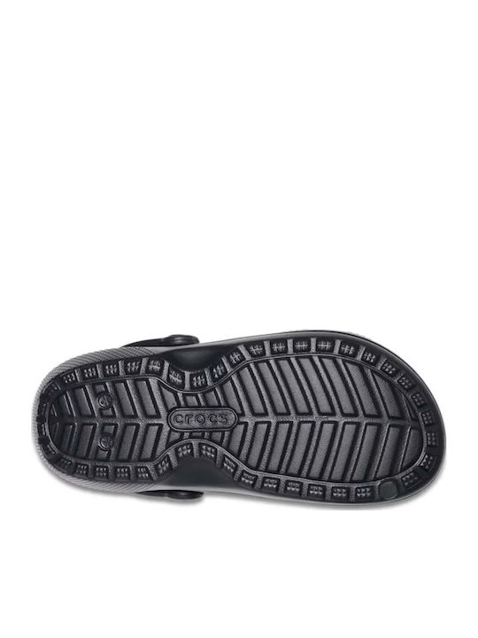 Παντόφλες Μαύρες Classic Lined Clog T
