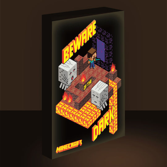 Minecraft Light Canvas 40x30 Cm