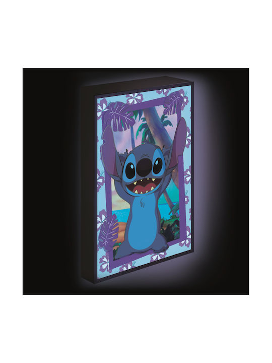 Disney Stitch Pânză Luminoasă 40x30 Cm