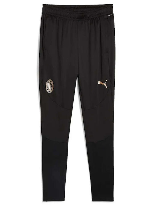 Pantaloni de trening Lucios cu Elastic Negru