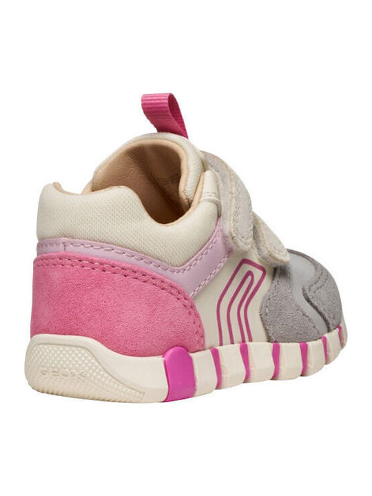 Παιδικά Sneakers Ανατομικά με Σκρατς Γκρι