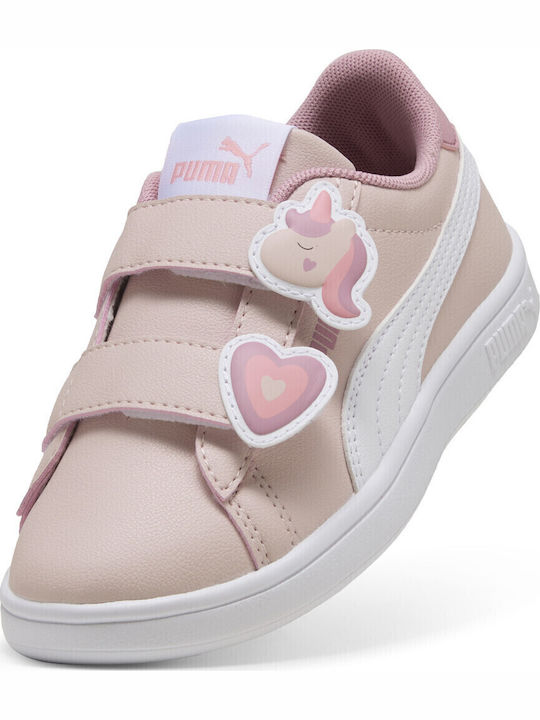 Smash 3.0 Kids Sneakers with Scratch Pink