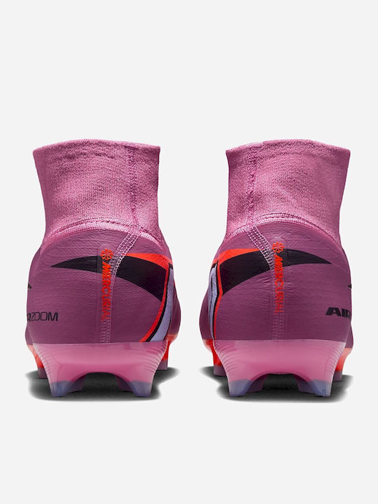 Nike Mercurial Superfly 10 Pro Футболни Обувки с Бутони Розов