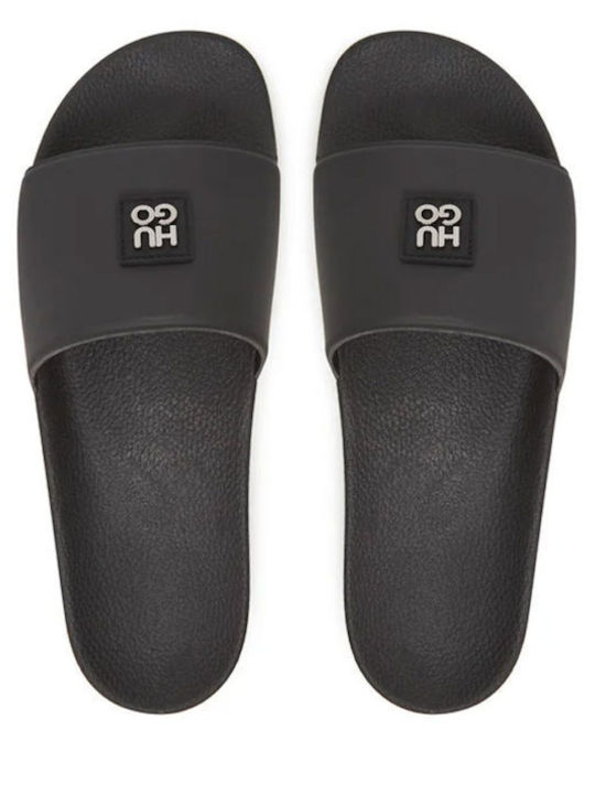 Men's Black Slides