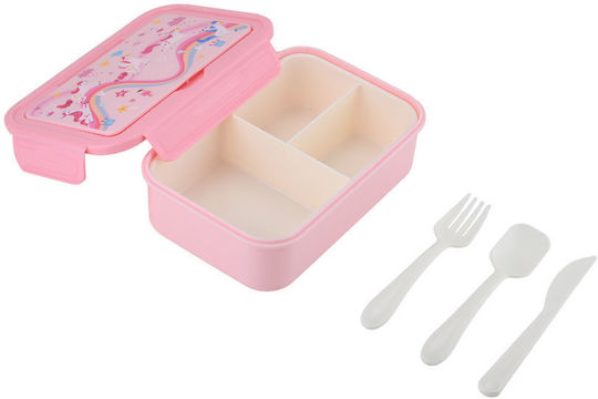 Estia Save The Aegean Plastic Kids' Lunch Set 1.4lt Rainbow Dreams x x 7cm