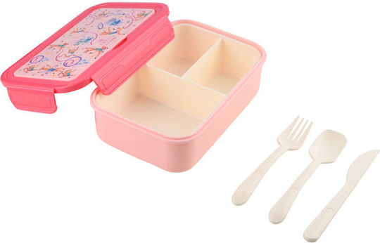 Estia Save The Aegean Plastic Kids' Lunch Set 1.4lt Wild Stunts x x 7cm
