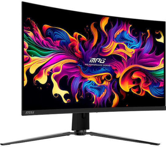 MSI MPG 321CURXDE QD-OLED HDR Gebogen Spiele-Monitor 31.5" 4K 3840x2160 240Hz mit Reaktionszeit 0.03ms GTG