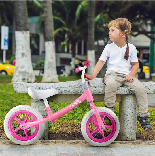 MalPlay Bicicletă de Echilibru pentru Copii Roz 109977