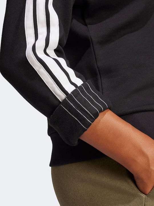 Essentials 3-Stripes Hanorac pentru femei Black