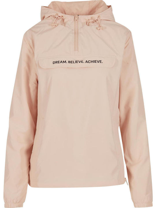 Дамска Суитшърт Жакет Худи Light Pink