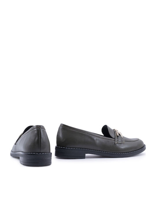 Γυναικεία Loafers σε Πράσινο Χρώμα
