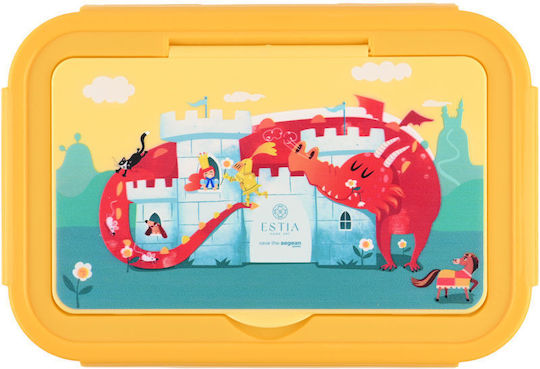 Estia Save The Aegean Plastic Kids' Lunch Set 1.4lt Fortress Dragon x x 7cm