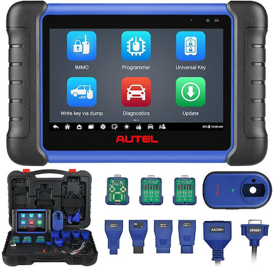 Autel Maxiim Im508s + Autel Xp400pro + Xp200 Programator Tester Profesional Diagnoză Auto Funcții Avansate Immo Programare Chei 38 Funcții Speciale Ecran 7 Inch Android 11.0 4gb Ram + 64gb Stocare 3.7 V/5000 Mah