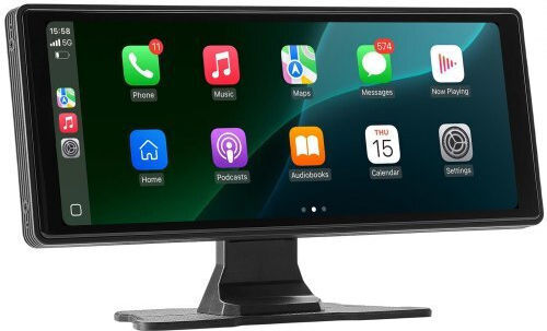 Car Stereo Vevor Radio Carplay Touch Screen 10 Apple Android Front Rear Camera